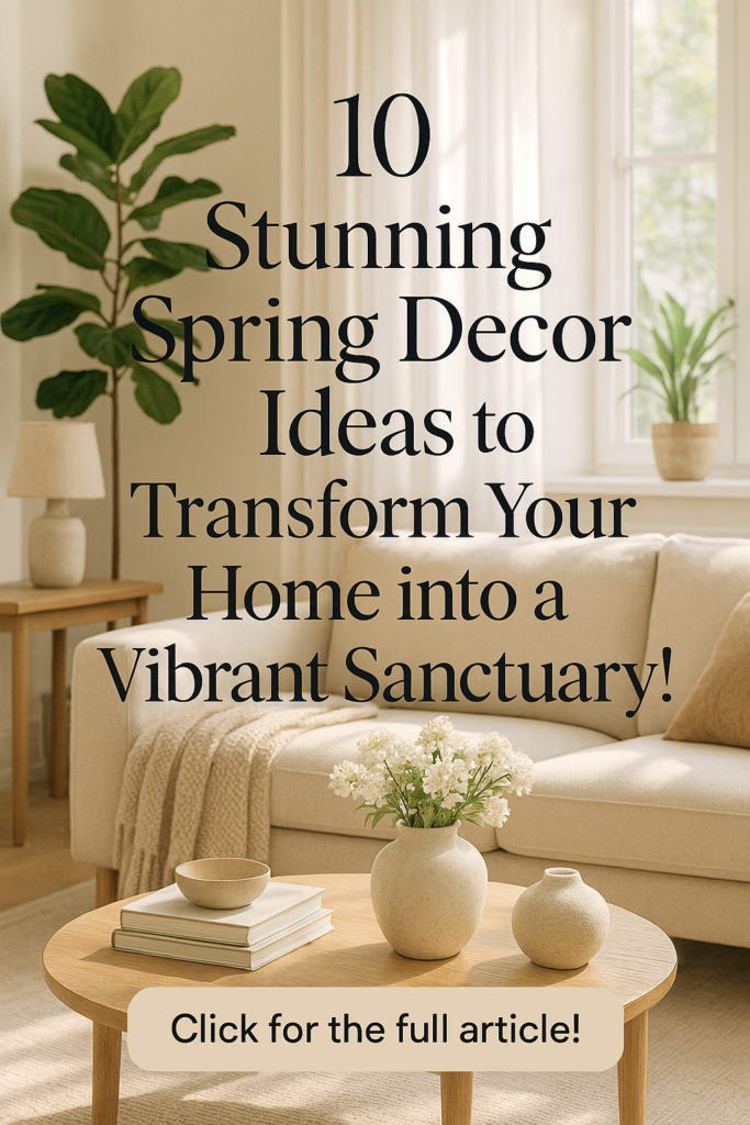 10 Stunning Spring Decor Ideas to Transform Your Home into a Vibrant ...