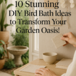 10 Stunning DIY Bird Bath Ideas to Transform Your Garden Oasis!