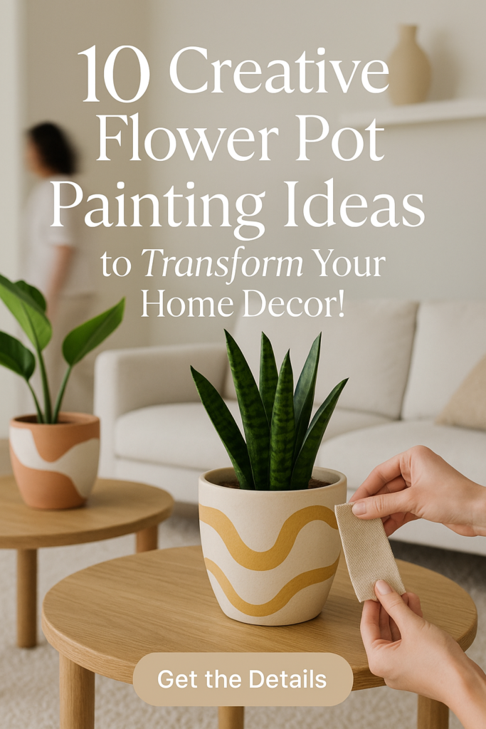 10 Creative Flower Pot Painting Ideas to Transform Your Home Decor!