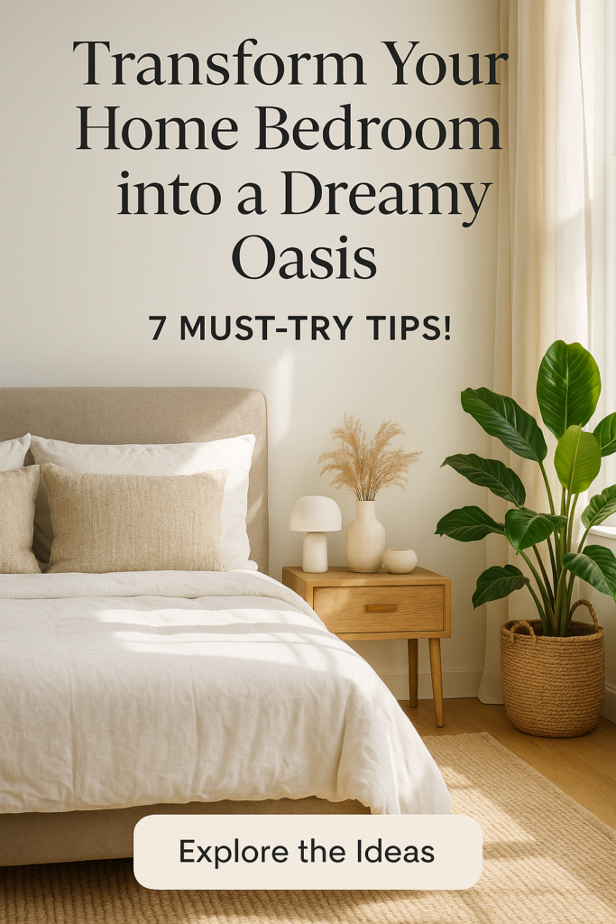 Transform Your Home Bedroom into a Dreamy Oasis: 7 Must-Try Tips!