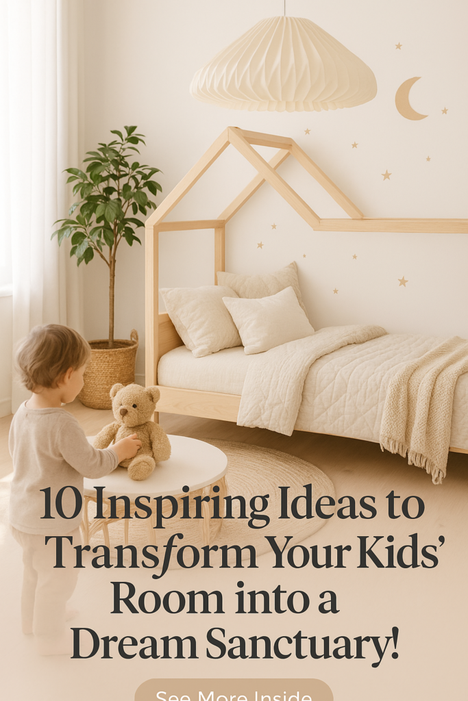 10 Inspiring Ideas to Transform Your Kids' Room into a Dream Sanctuary!