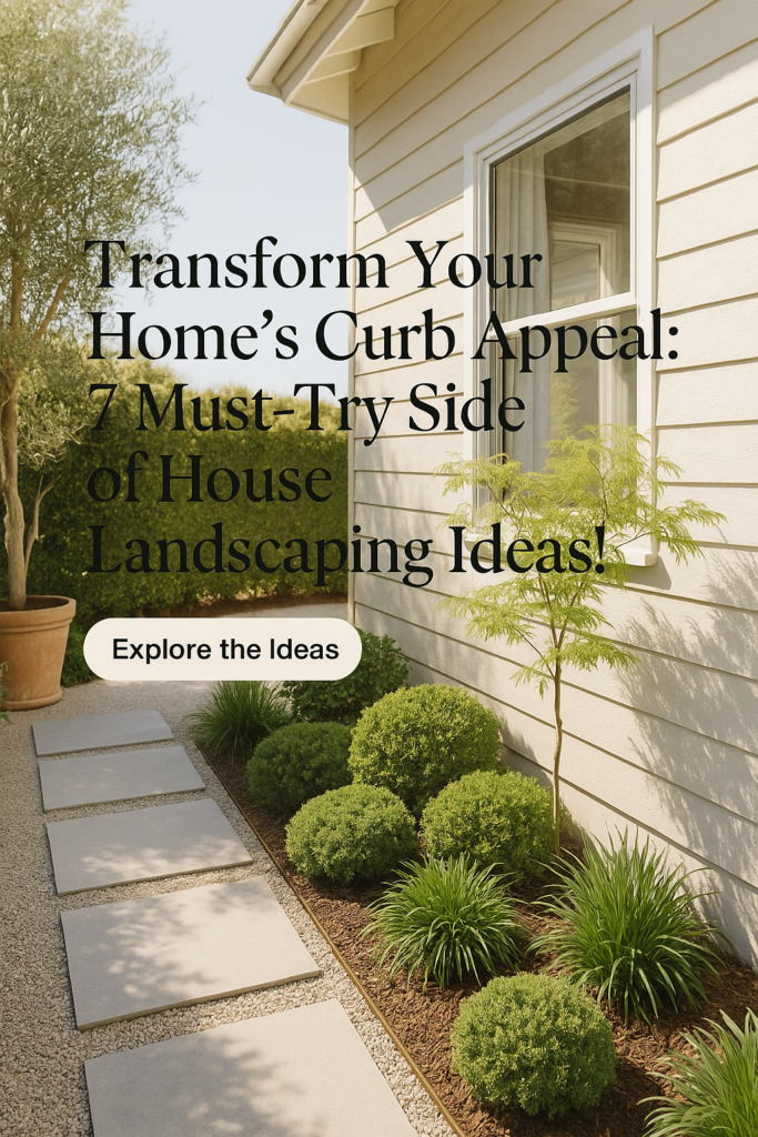 Transform Your Home's Curb Appeal: 7 Must-Try Side of House Landscaping Ideas!