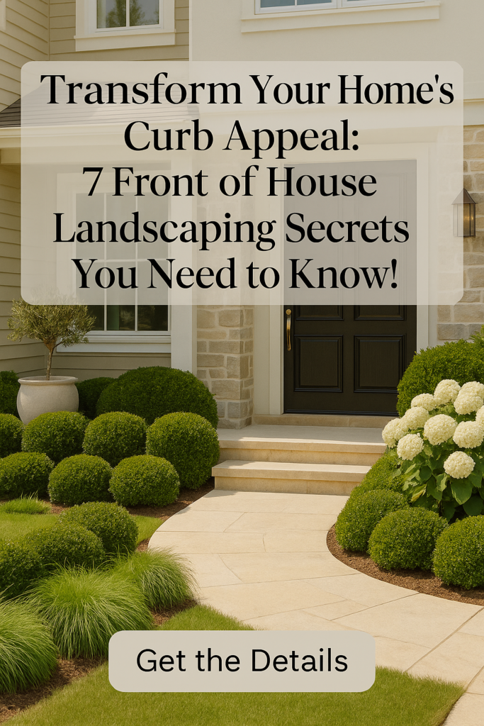 Transform Your Home's Curb Appeal: 7 Front of House Landscaping Secrets You Need to Know!
