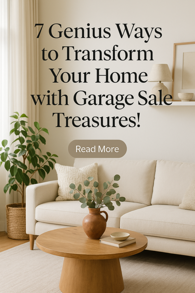 7 Genius Ways to Transform Your Home with Garage Sale Treasures!