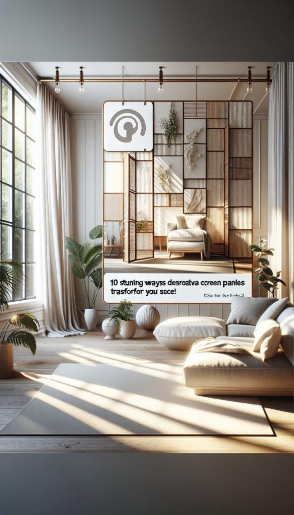 10 Stunning Ways Decorative Screen Panels Transform Your Space