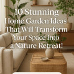 10 Stunning Home Garden Ideas That Will Transform Your Space Into a Nature Retreat!