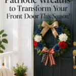 10 Stunning Patriotic Wreaths to Transform Your Front Door This Season!