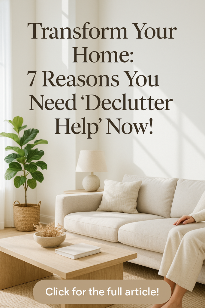 Transform Your Home: 7 Reasons You Need 'Declutter Help' Now!