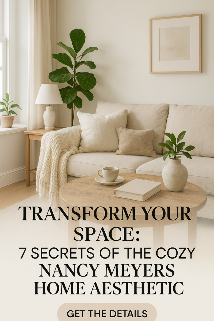Transform Your Space: 7 Secrets of the Cozy Nancy Meyers Home Aesthetic