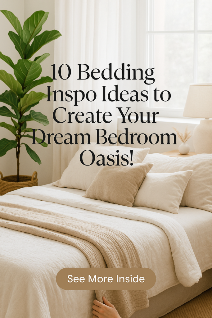 10 Bedding Inspo Ideas to Create Your Dream Bedroom Oasis!