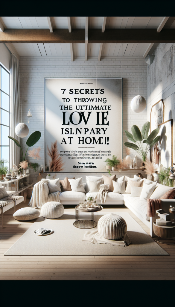 7 Secrets to Throwing the Ultimate Love Island Party at Home!