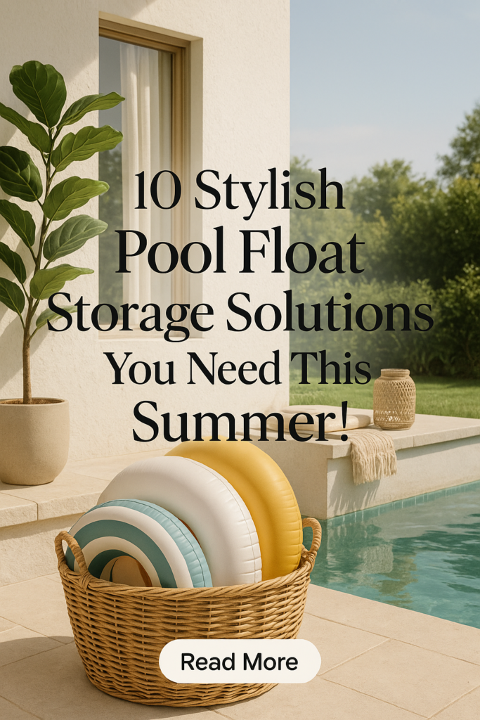 10 Stylish Pool Float Storage Solutions You Need This Summer!