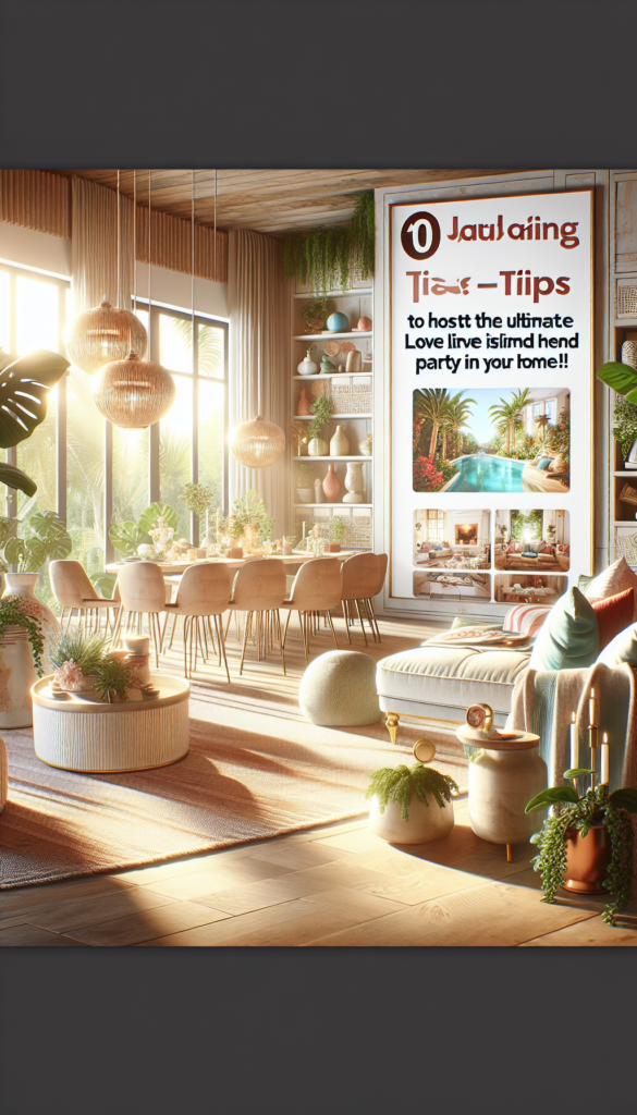 10 Jaw-Dropping Tips to Host the Ultimate Love Island Themed Party in Your Home!
