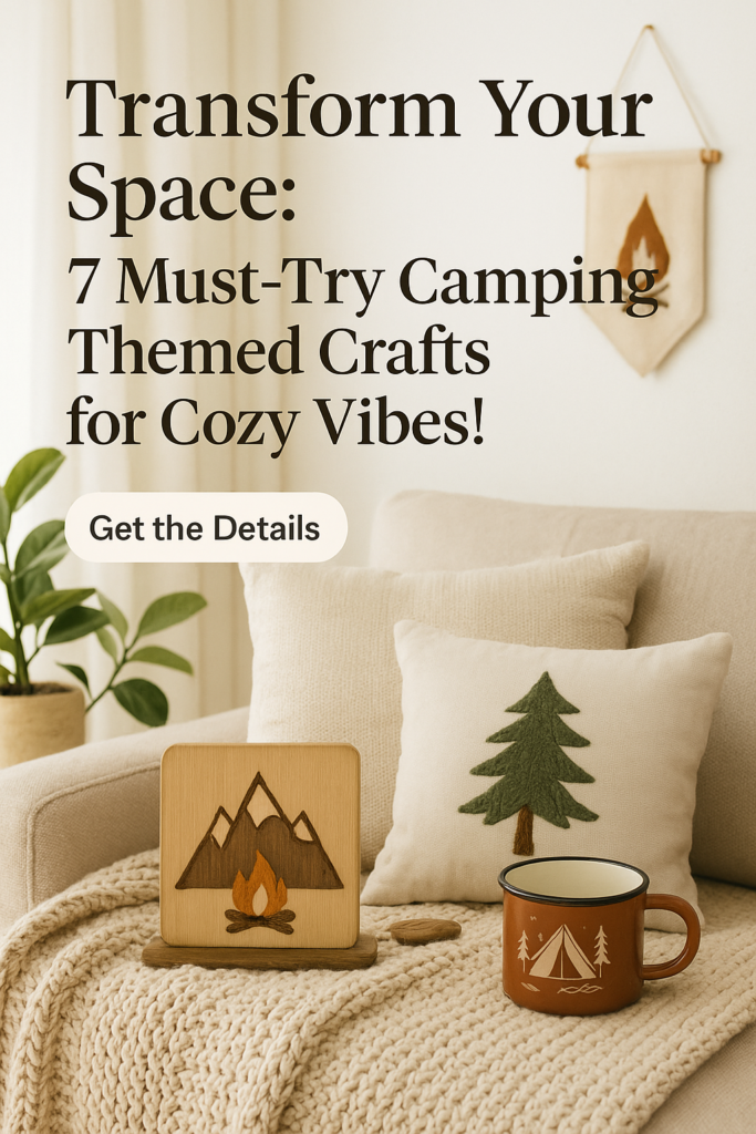 Transform Your Space: 7 Must-Try Camping Themed Crafts for Cozy Vibes!