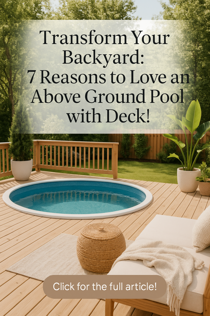 Transform Your Backyard: 7 Reasons to Love an Above Ground Pool with Deck!