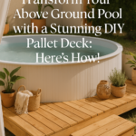 Transform Your Above Ground Pool with a Stunning DIY Pallet Deck: Here’s How!