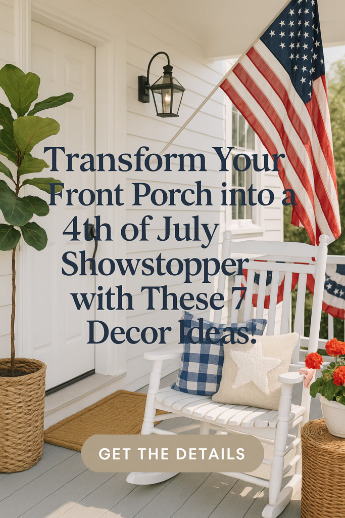Transform Your Front Porch into a 4th of July Showstopper with These 7 Decor Ideas!