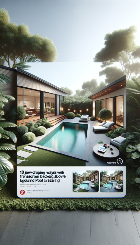 10 Jaw-Dropping Ways to Transform Your Backyard with Above Ground Pool Landscaping