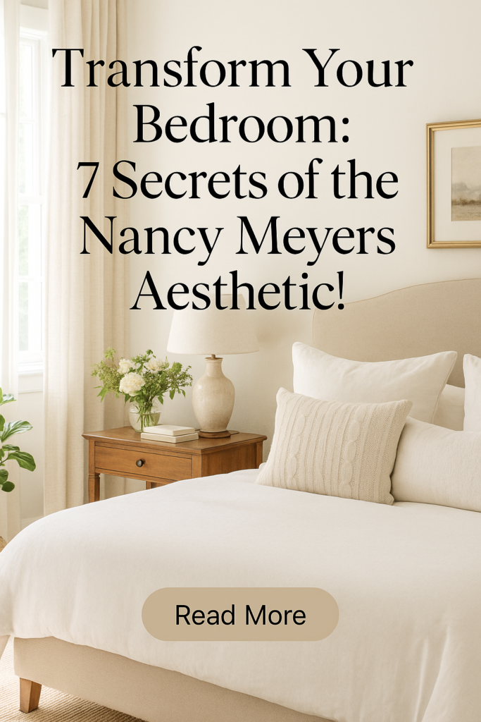 Transform Your Bedroom: 7 Secrets of the Nancy Meyers Aesthetic!