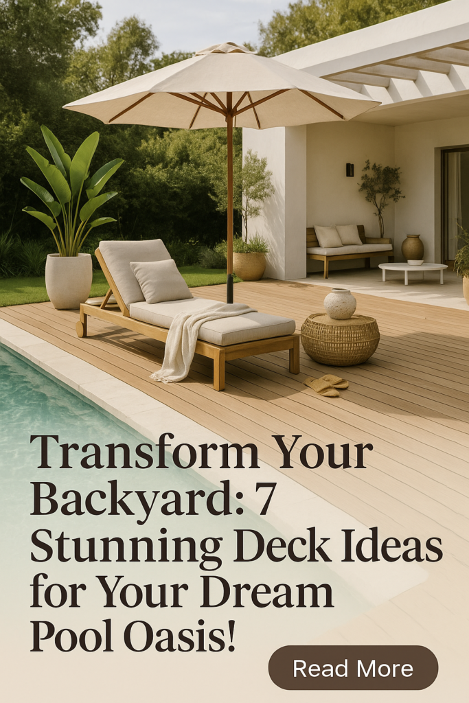 Transform Your Backyard: 7 Stunning Deck Ideas for Your Dream Pool Oasis!