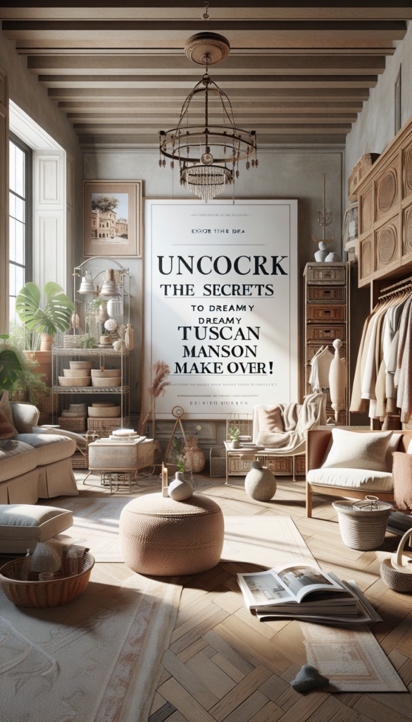 Unlock the Secrets to a Dreamy Tuscan Mansion Makeover!