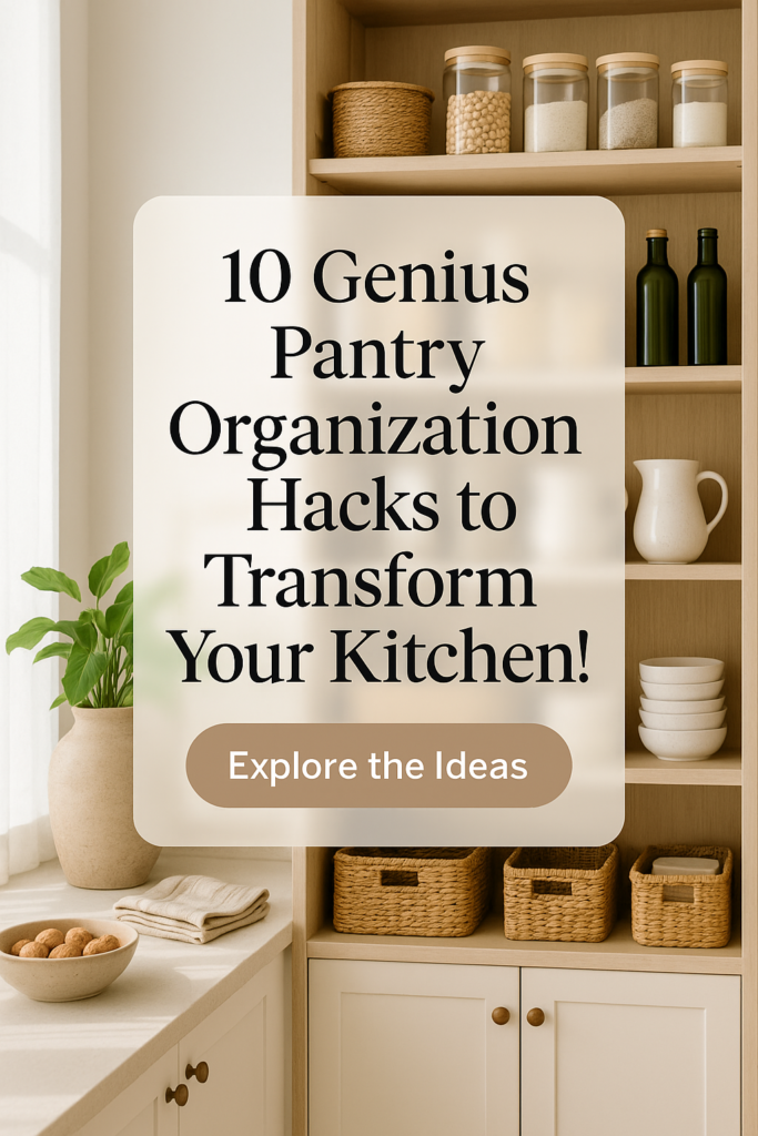 10 Genius Pantry Organisation Hacks to Transform Your Kitchen!