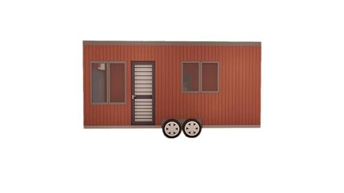 Tiny Home on Wheels Design Plans | 8'x20' | 160sqft | Detailed Floorplan, Elevations, Sections, and More