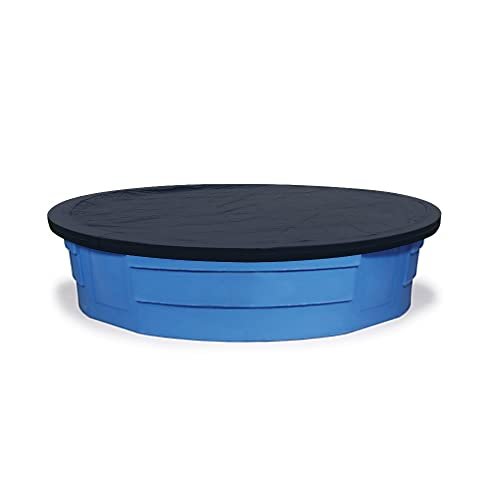 YardJoyliz 6ft Poly Stock Tank Pool Cover Waterproof Heavy Duty Plastic Round Stock Tank Swimming Pool Cover