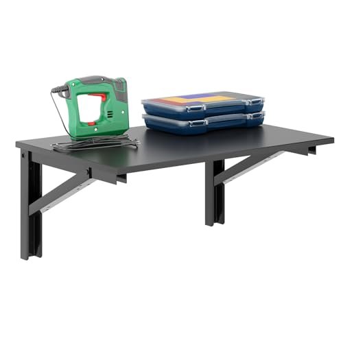 Need Wall Mounted Folding Table - Heavy Duty Small Fold Down Dining Table Length 30" Width 20" Perfect Addition to Home Office/Laundry/Home Bar/Kitchen & Dining Room AC15CB(L30 W20)