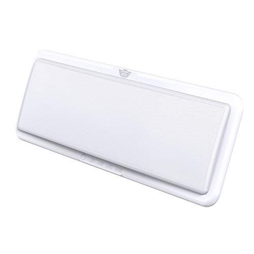 Leisure LED RV LED Ceiling Light Fixture 20" x 6.5" -1450 Lumen with Touch Dimmer Switch Interior Lighting for Car/RV/Trailer/Camper/Boat DC 12V Natural White 4000-4500K (1-PACK)