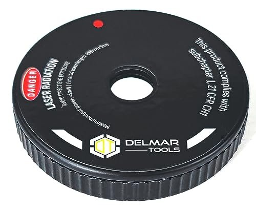 Delmar Tools Miter and Portable Saw Laser Guide, Bright Laser Turns On With Saw, Makes Precision Cuts Easy, Fits Most Saws With 3/8" Arbor, Installs In Minutes