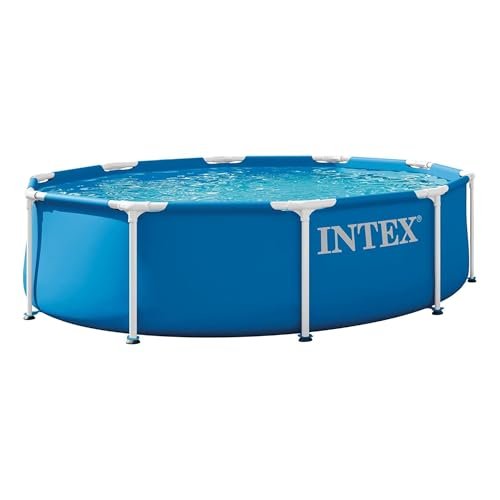 INTEX 28200EP 10Ft X 30In Metal Frame Above Ground Swimming Pool, Pool Only (Pump Not Included)