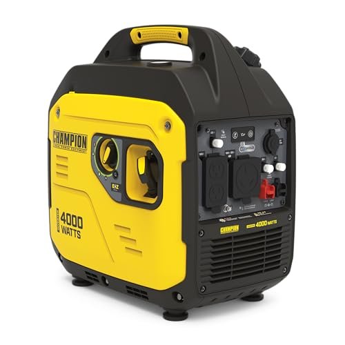 Champion Power Equipment 4000-Watt RV Ready Portable Inverter Generator with Quiet Technology and 3 Year Warranty