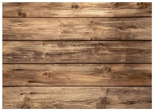 WOLADA 7x5FT Rustic Wood Wall Backdrop Natural Brown Wooden Board Photography Background Baby Shower Birthday Party Cake Table Decoration Banner Backdrops Photo Booth Prop 11839
