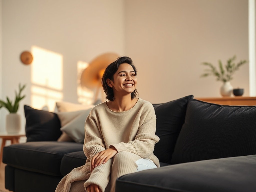 How a 108″ cloud-style sectional can make a small Nordic living room feel larger, softer, and more intentional in one afternoon