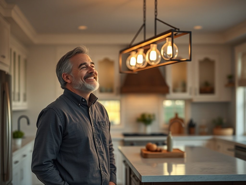 How a $79.99 Rustic 5-Light Linear Chandelier Can Make Your Kitchen Feel Finished in One Afternoon