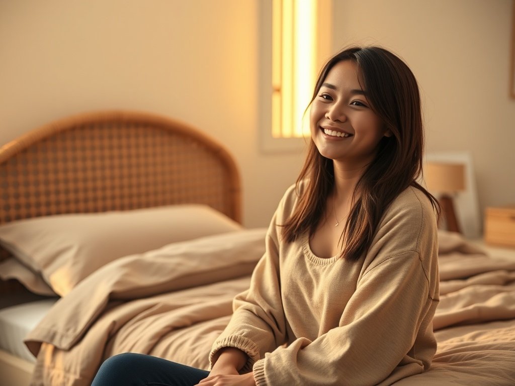 Turn a cramped dorm into a calm Japandi retreat with one storage-smart queen bed frame that frees up floor space