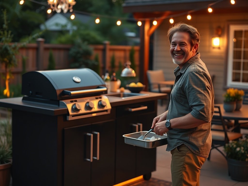 Transform Your Backyard in One Weekend With a 40-Inch Outdoor Grill Island That Adds Sink, Storage, and Mobility