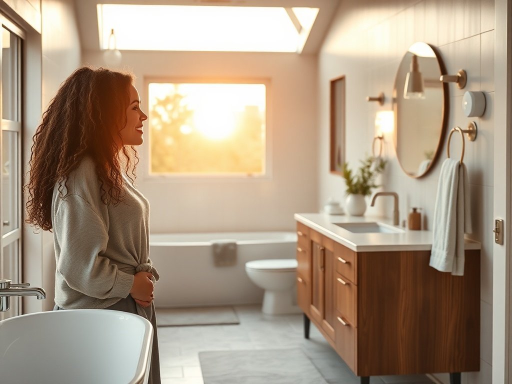 How a 48-Inch Walnut Vanity Can Make a Busy Bathroom Feel Finished in One Upgrade