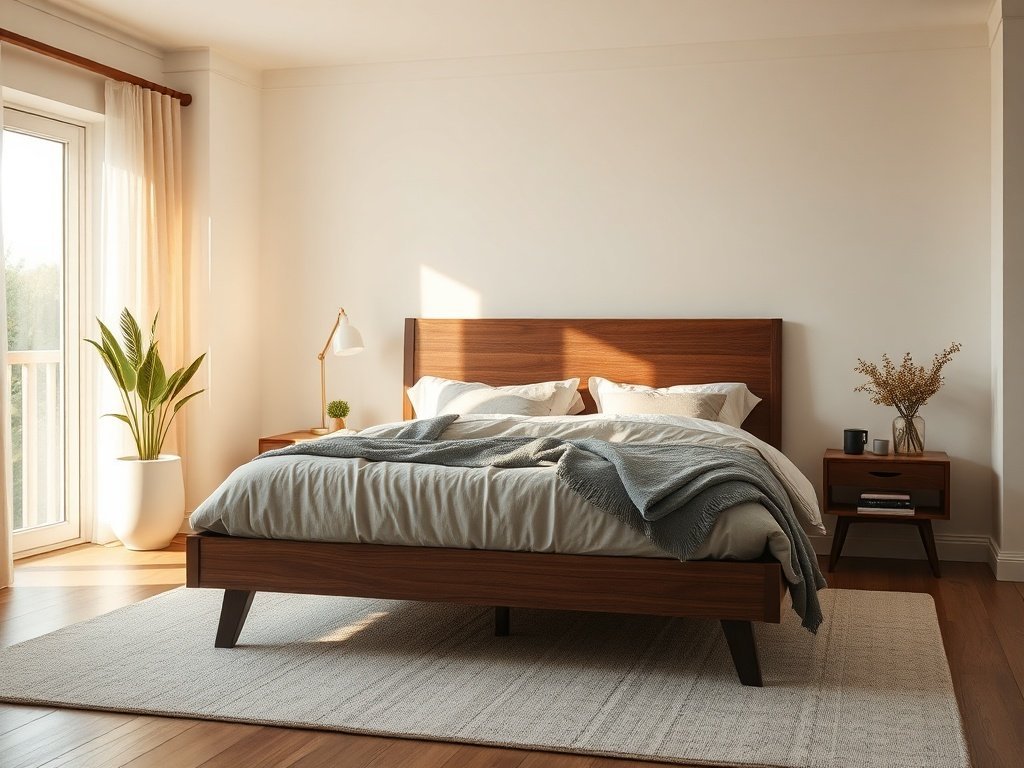 7 Ways a Mid-Century Walnut Bed Frame Can Make a Bedroom Feel Finished Without a Full Remodel