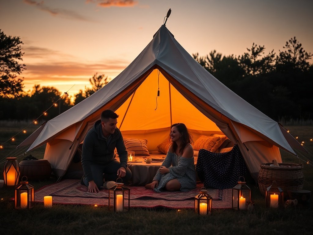 From 1 Cramped Campsite to a Warm Boho Glamping Base: Why a 6-8 Person Canvas Hot Tent Changes the Whole Trip