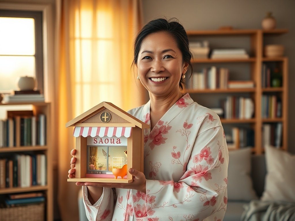 From cluttered shelf to Japandi-style story nook: how one tiny Sakura shop changes the whole room