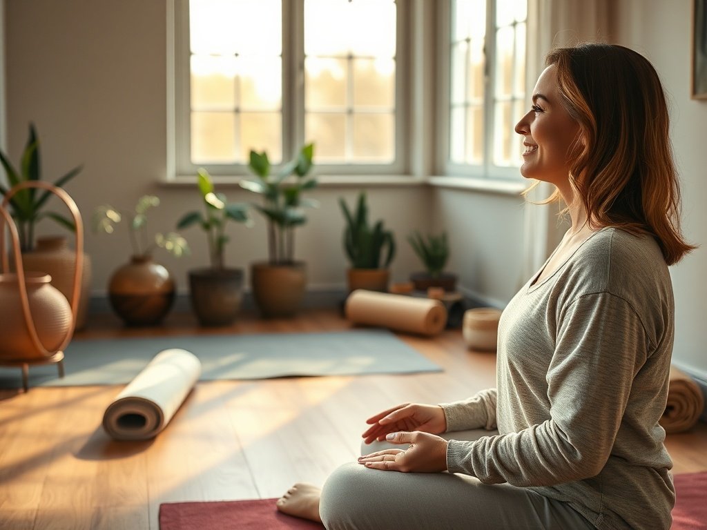 Turn a tired studio corner into a warm, wood-look retreat in one weekend with peel-and-stick flooring