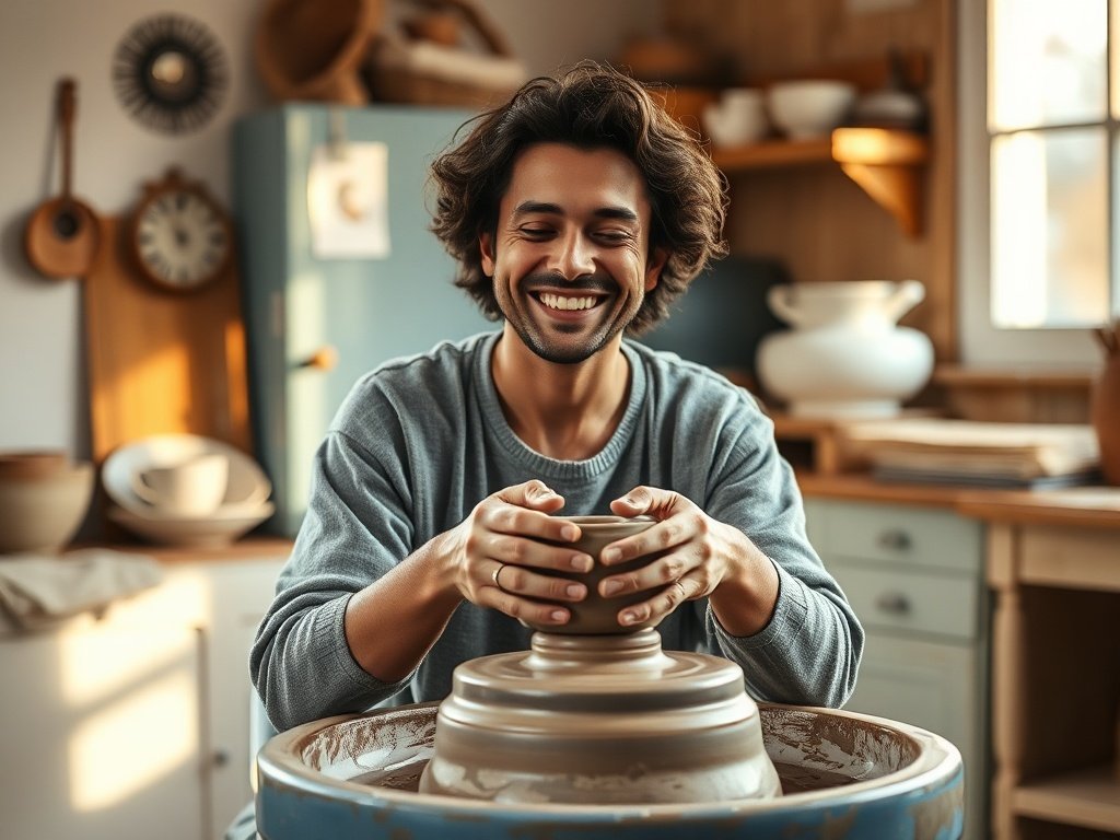 Turn a spare corner into a 30-day beginner pottery habit: how a 14-inch wheel helps you make bowls, mugs, and gifts before the next workshop sells out