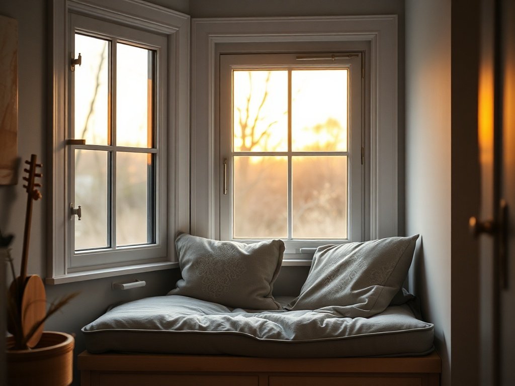 How a $11.99 Custom Bay Window Seat Cushion Turns a Hard Nook Into the Coziest Spot in the House