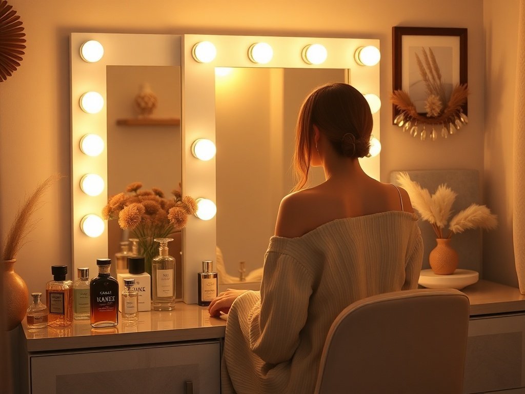 How a $29.98 lighted vanity mirror can make a dressing room feel styled in 10 minutes — and why 3 lighting modes matter