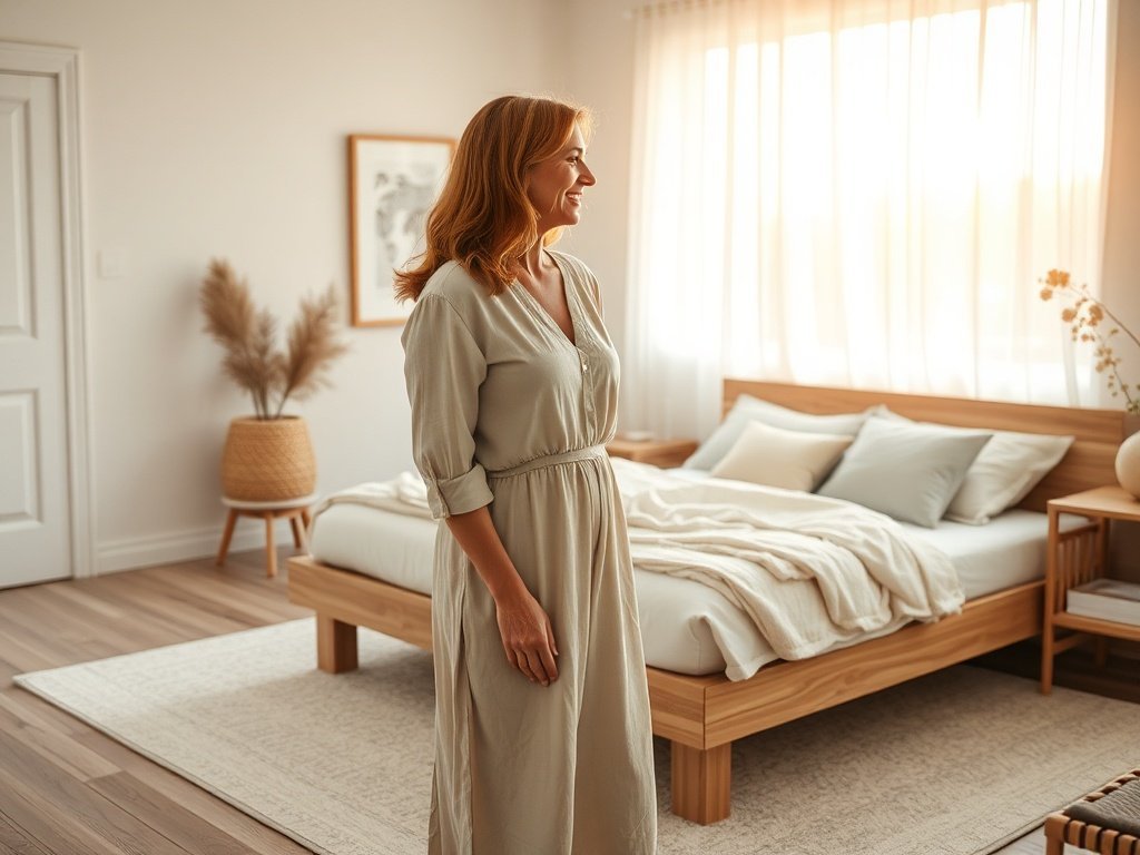 From cluttered bedroom to Nordic calm in 1 weekend: how a low-profile wood platform bed frame changes the whole room