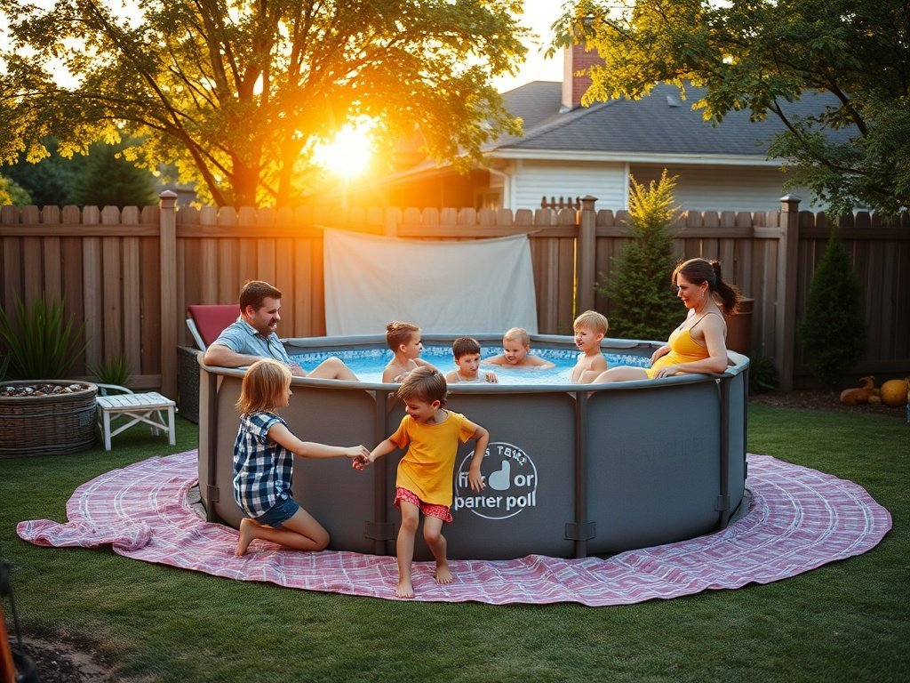 How a 10-Foot Backyard Pool Can Turn Hot Summer Afternoons Into Instant Family Hangouts