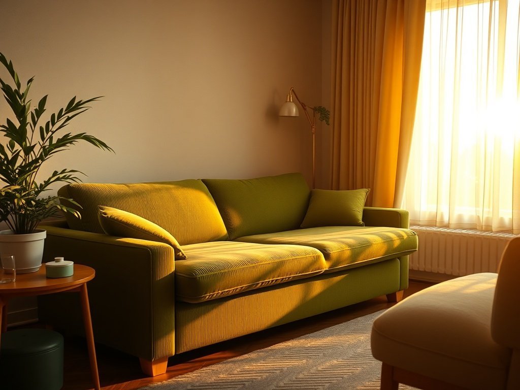 How a 79″ Foldable Sofa Bed Turns a Tiny Living Room into a 2-in-1 Lounge