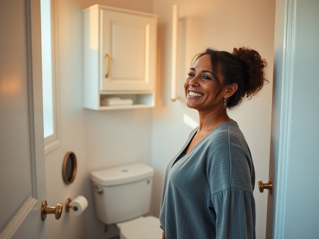 Transform a Small Bathroom in 20 Minutes with One Wall-Mounted Cabinet